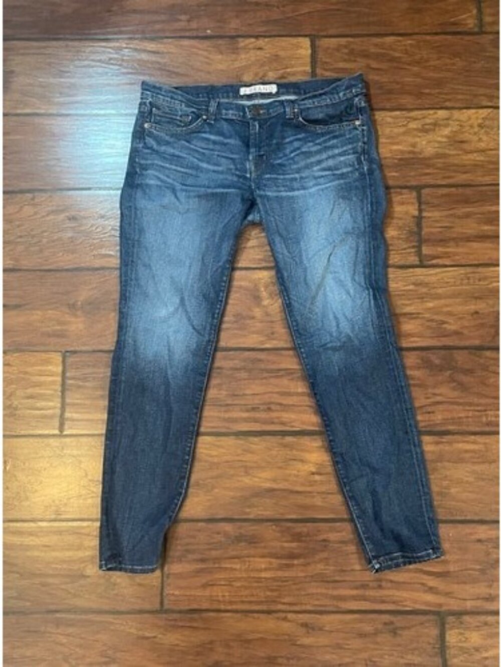 Women's Size 31 J Brand Jeans Dark Wash Skinny Leg Low Rise Phoebe Stretchy
